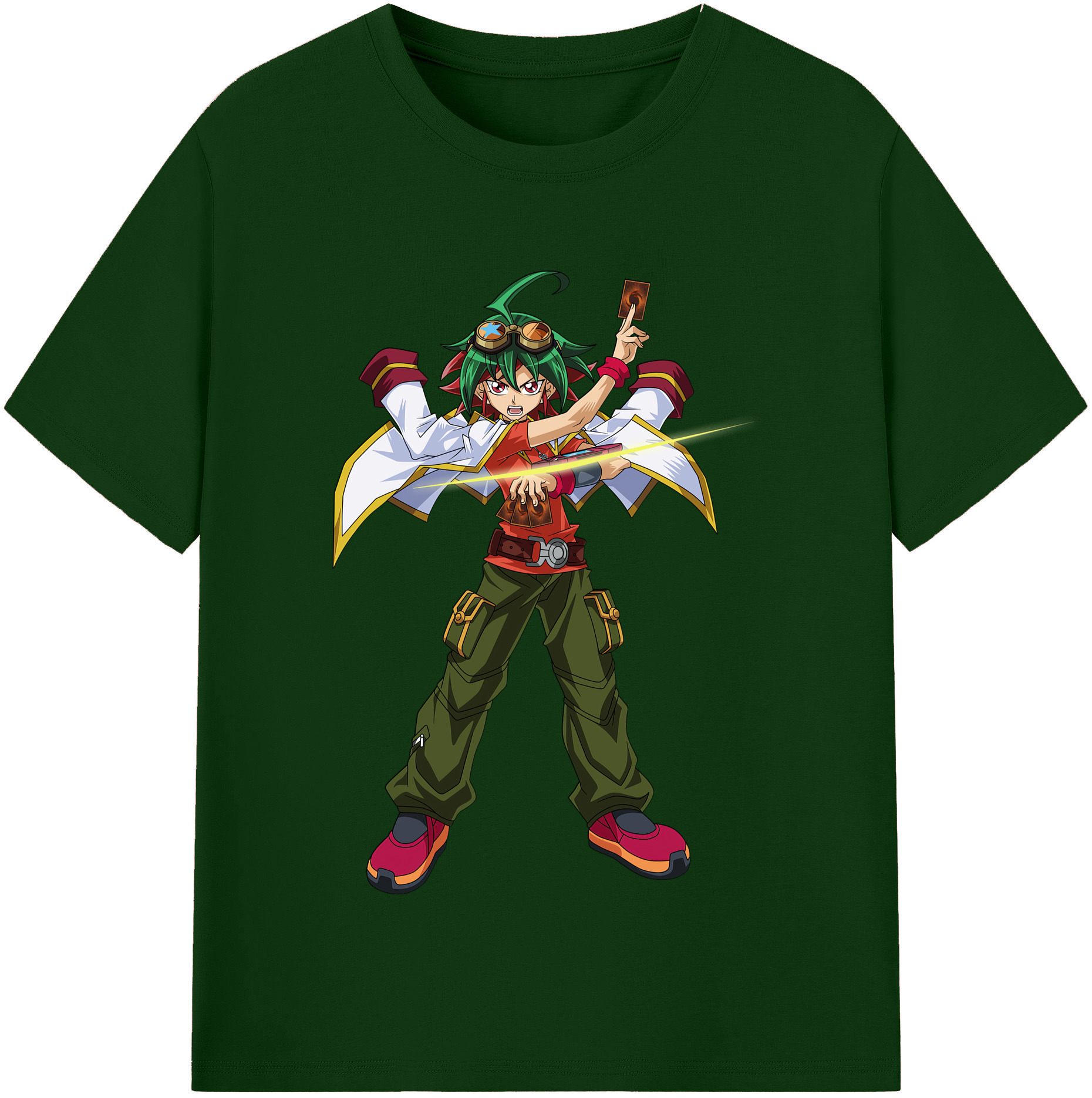 （画像用） 遊☆戯☆王 Yu-Gi-Oh! 綿100％半袖Tシャツ（フロントプリント）